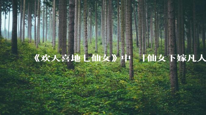 《欢天喜地七仙女》中 「仙女下嫁凡人」 的设定，在今天是否过时？